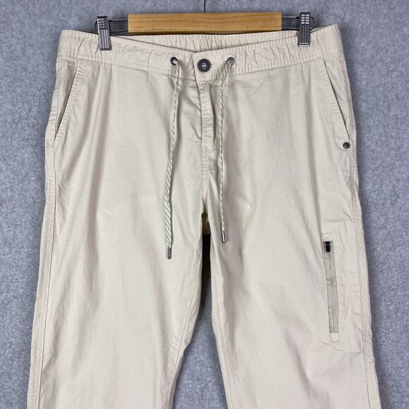 Vuori Pants Womens L Beige Ripstop Mid Rise Pant - Picture 2 of 10
